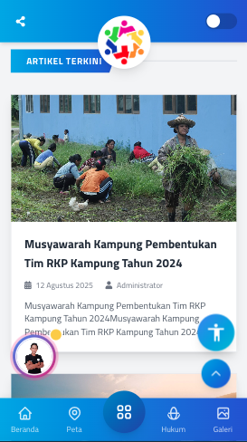 Screenshot fitur 6 Tema Seruit OpenSID